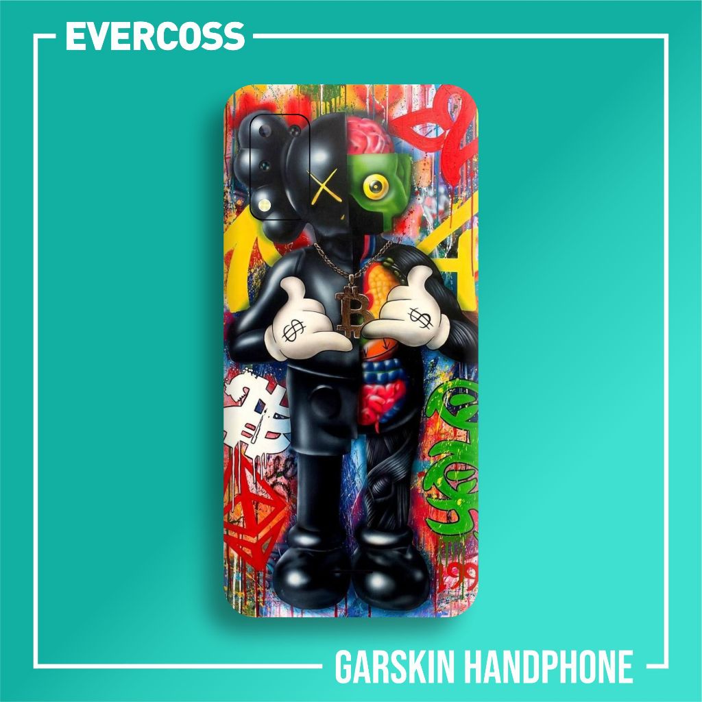 EVERCOSS M60 SKIN GARSKIN CASE PROTECTOR DAPAT 2 PCS FREE CUSTOM GAMBAR BEBAS BISA COD
