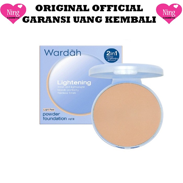 [100% ORIGINAL]WARDAH LIGHTENING Powder Foundation bedak wardah padat asli ori bedak wardah basah gl
