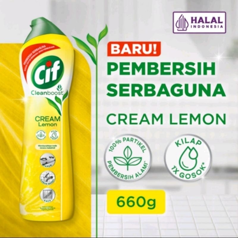 CIF CREAM LEMON 660 gram