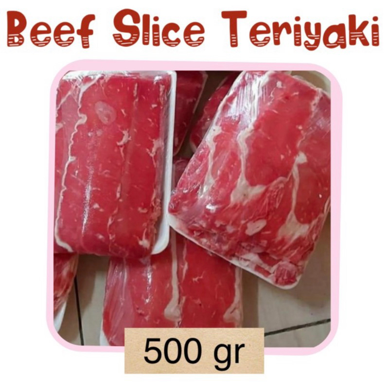 

Beef Slice Teriyaki Non Lemak 500gr