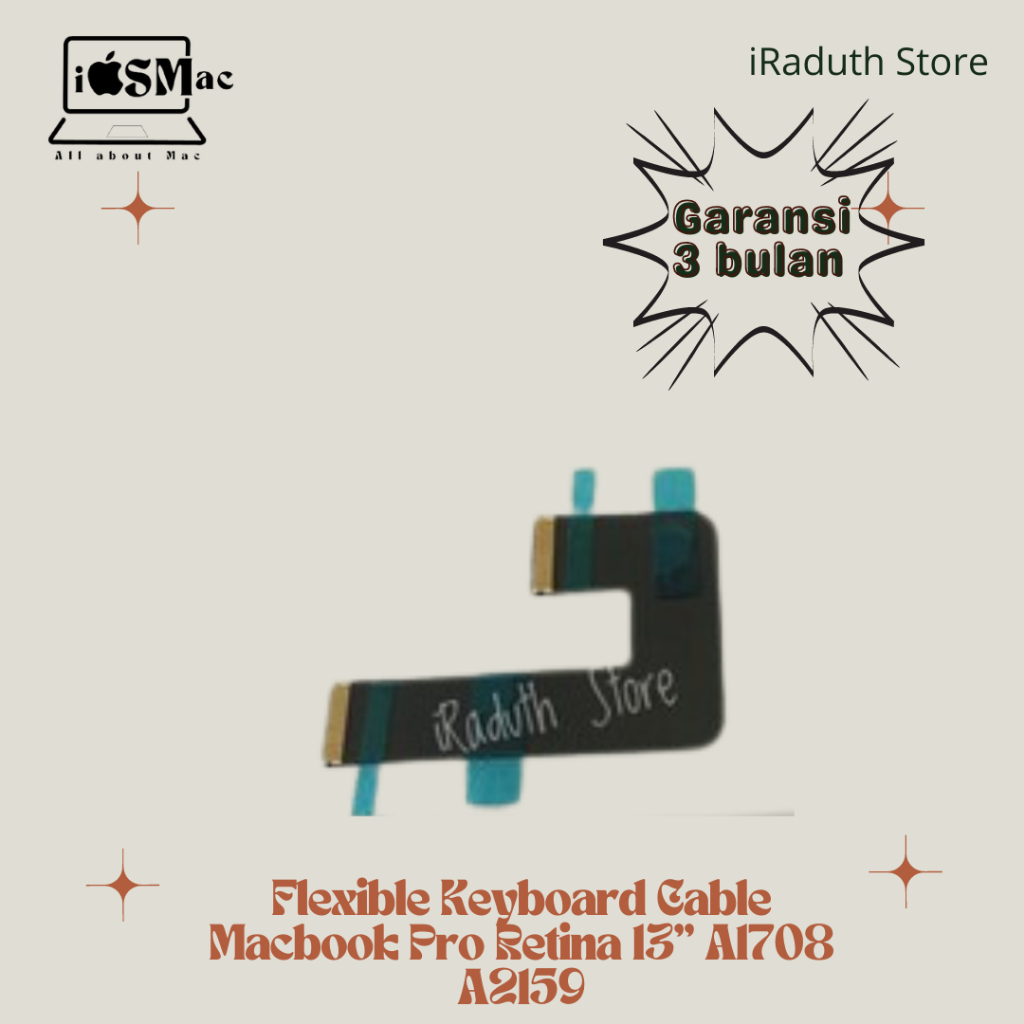 Flexible Keyboard Cable Macbook Pro Retina 13" A1708 A2159