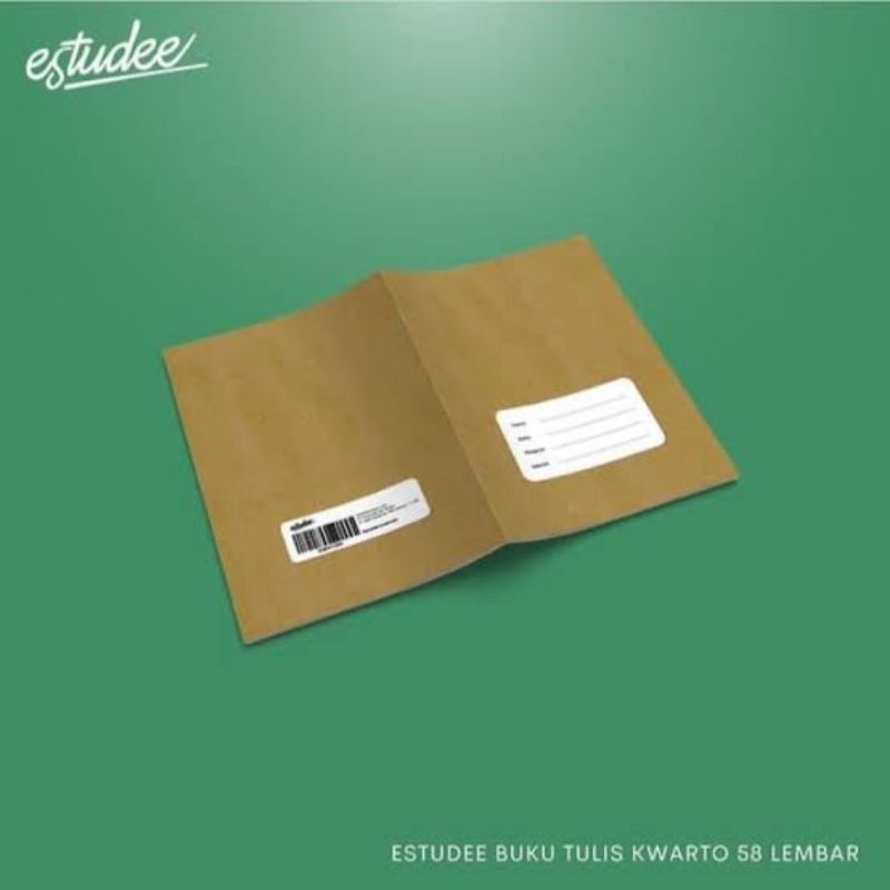 

Promo Buku Tulis Estudee Kwarto 58 Sampul Coklat Isi 10
