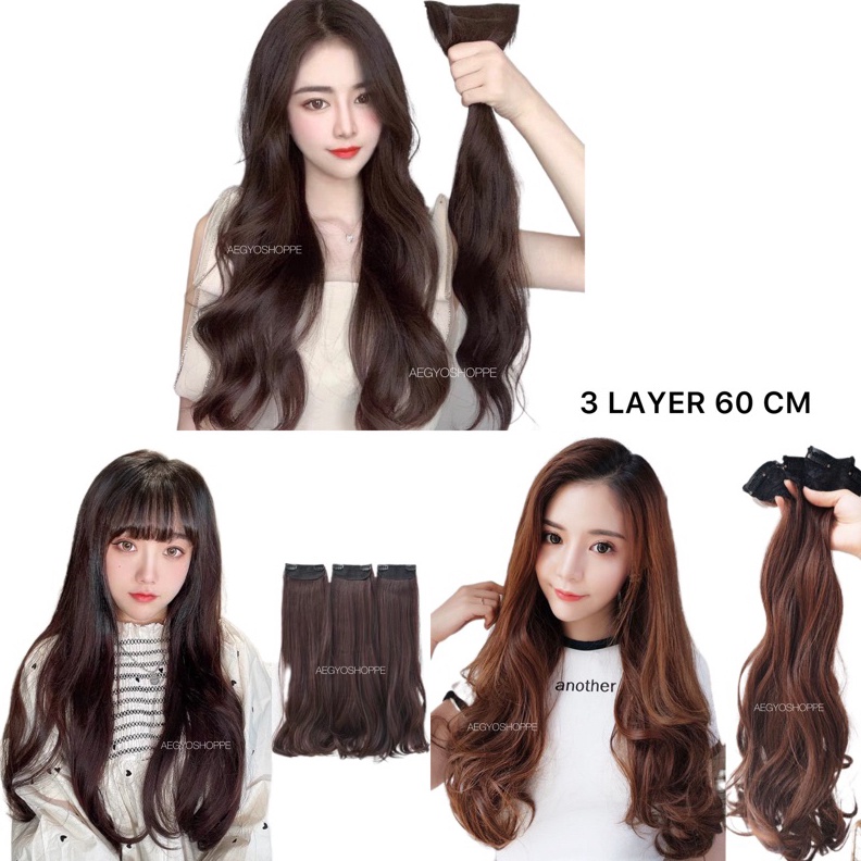 ART X85R Hairclip korean 3 layer 3 lembar  hair clip korea 845A 845B 845W 845C 5 cm 6 cm