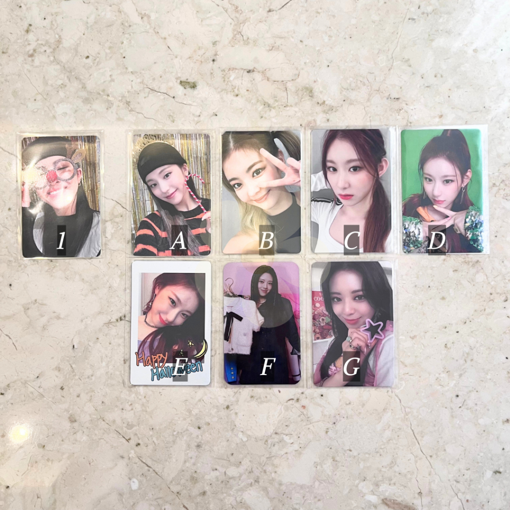 itzy photocard yeji lia ryujin chaeryeong yuna pc benefit bene crazy in love cil withdrama wd r6 chr