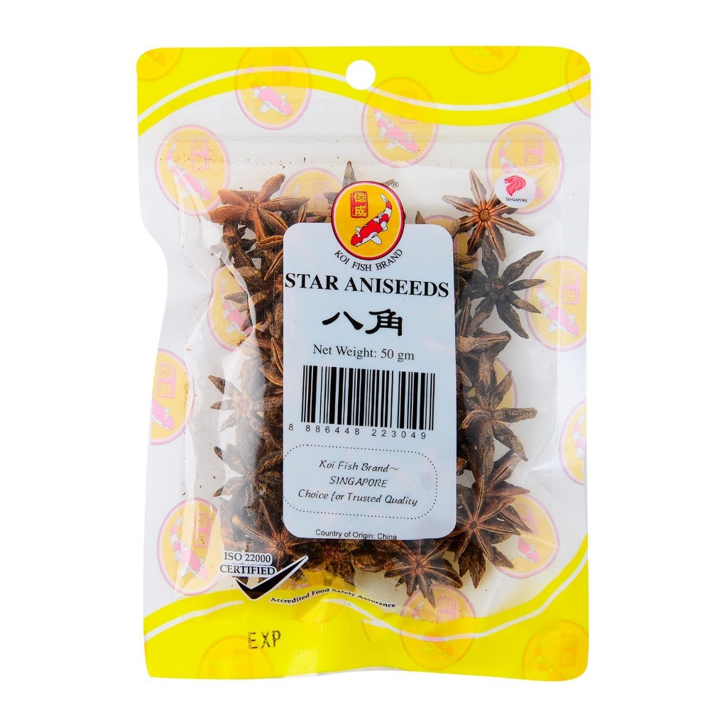 

Koi Fish Brand Star Aniseeds 50g