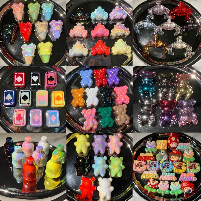 [GROSIR PACK] (1/3) 50pcs / 100pcs beads luxury uv beads luxury grosir manik luxury grosir manik per