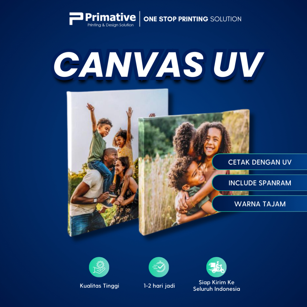 Cetak CANVAS UV Tanpa Spanram
