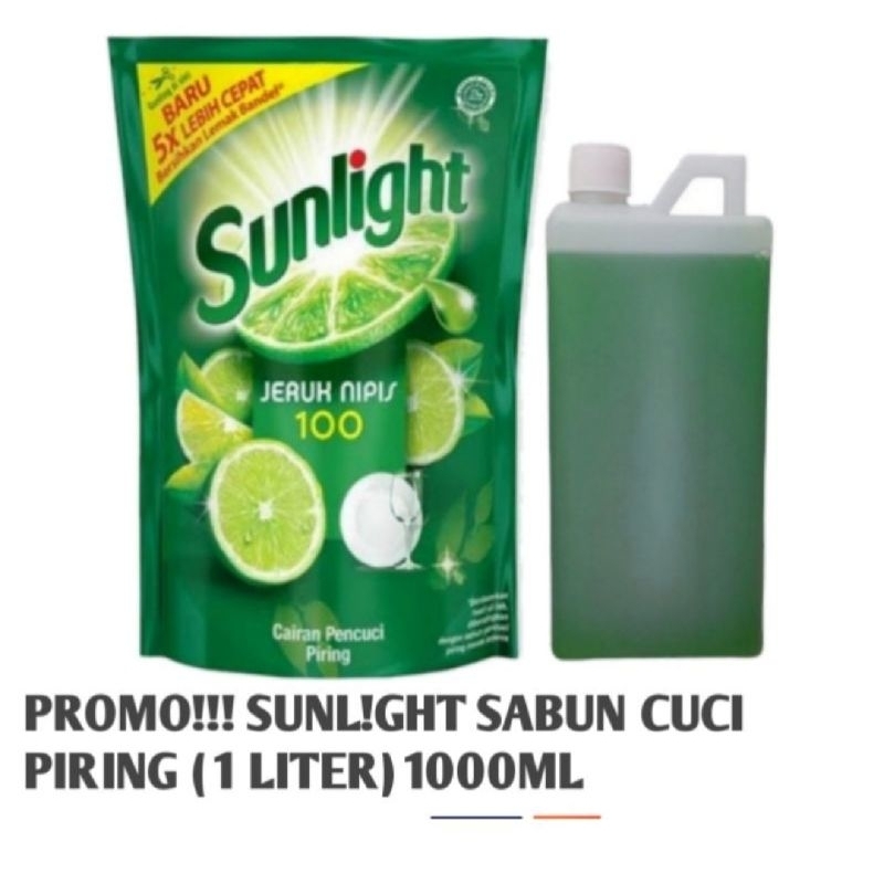 Sunlight 1 Liter Kemasan repack Murah
