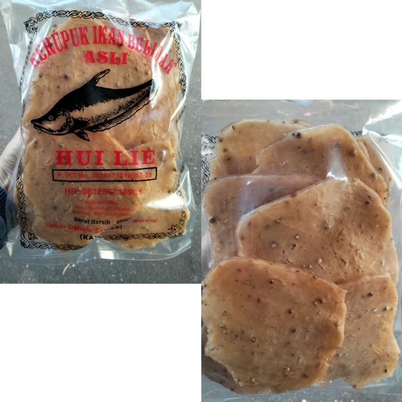 

Kerupuk Ikan Belidak Asli HUI LIE / Krupuk Ikan Belida / Kerupuk Ikan Pipih / Kerupuk Hui Lie / Oleh Oleh Khas Pontianak