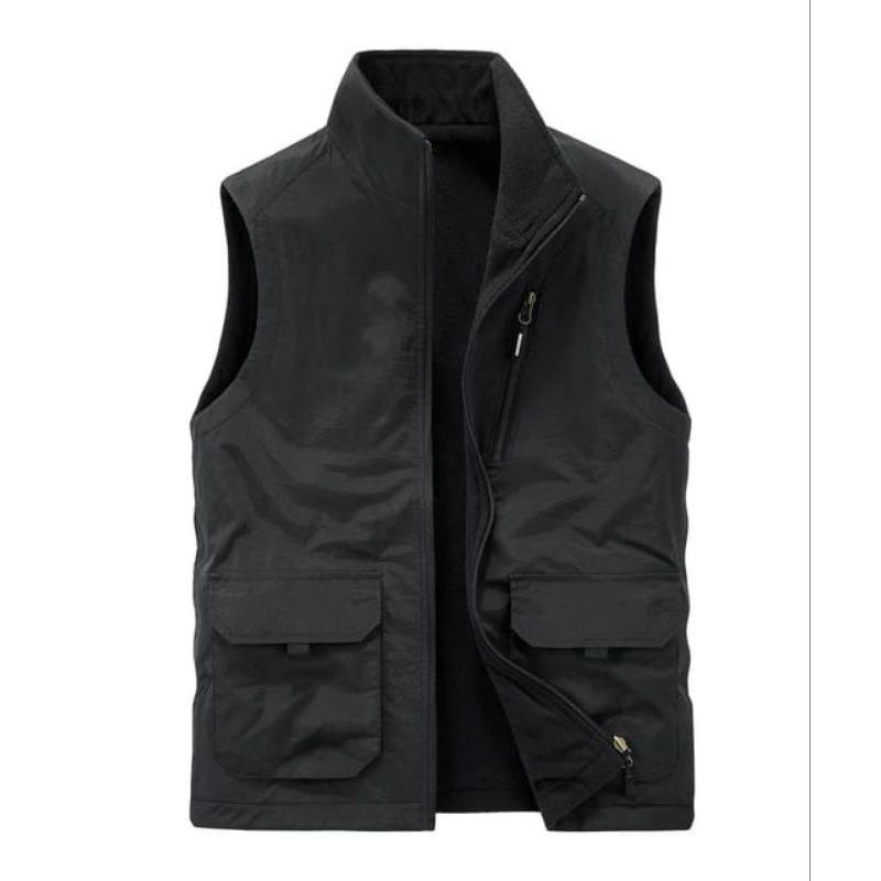 jaket rompi unisex / jaket rompi wartawan