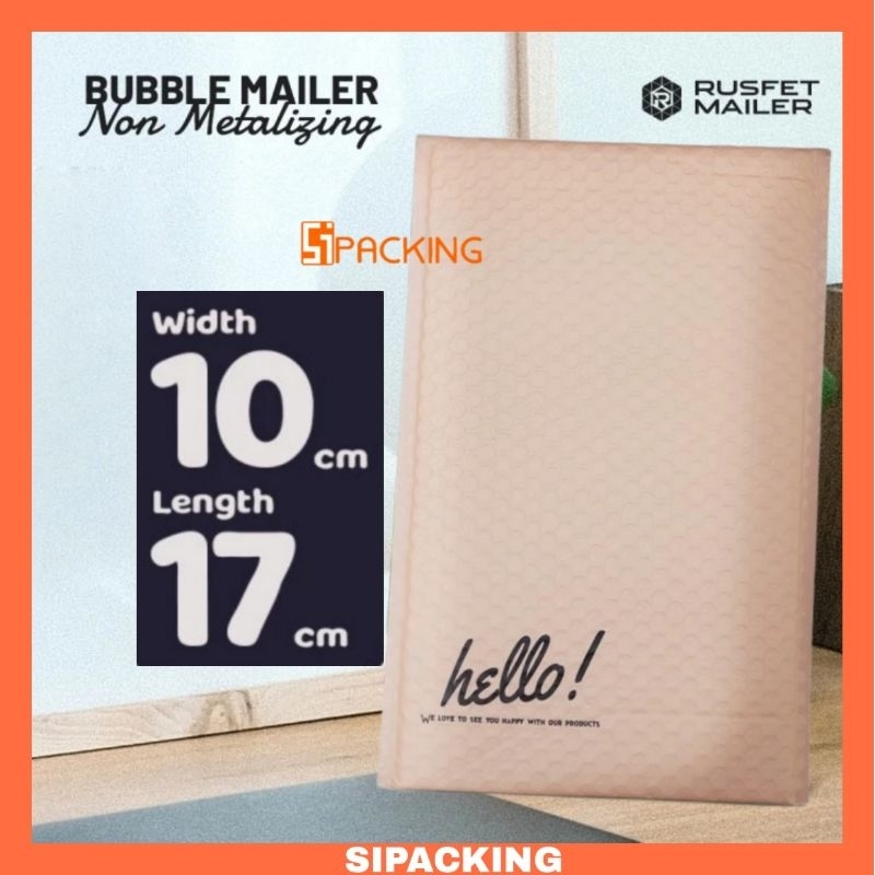 

AMPLOP BUBBLE MAILER ENVELOPE BUBBLE PACKING OLSHOP PINK MATTE 10X17