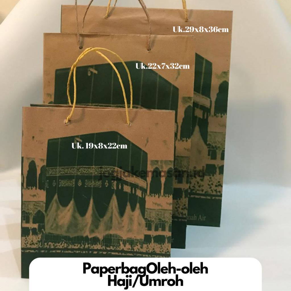 

Paperbag tas kertas oleh-oleh haji/umroh gift