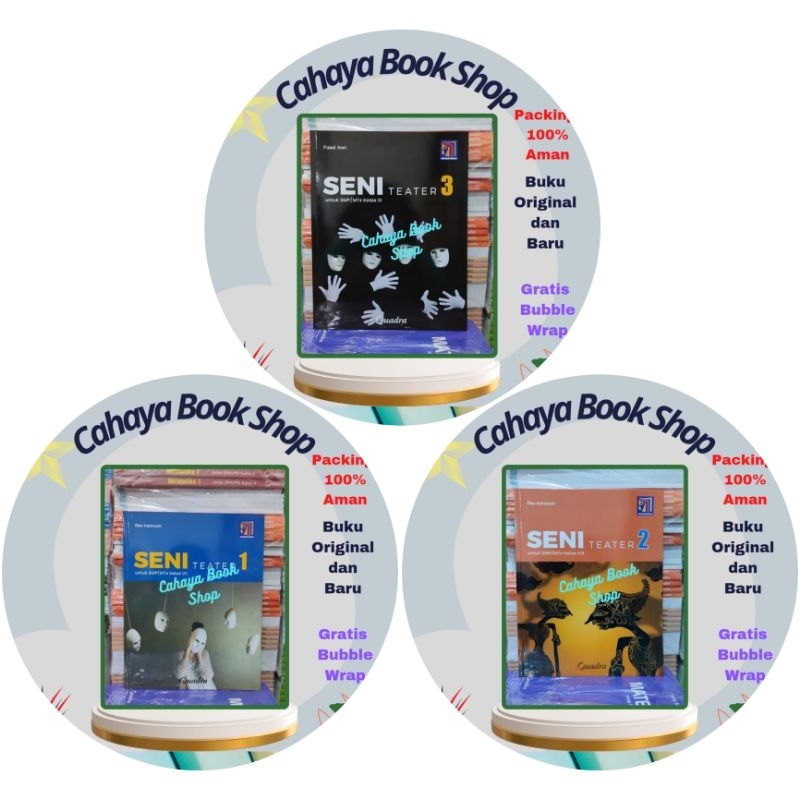 Buku Seni Teater Kelas 7,8,9 SMP Kurikulum Merdeka Quadra