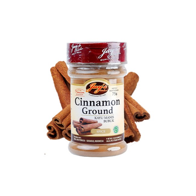 

Jay's Cinnamon Ground (Kayu Manis Bubuk) 75gr