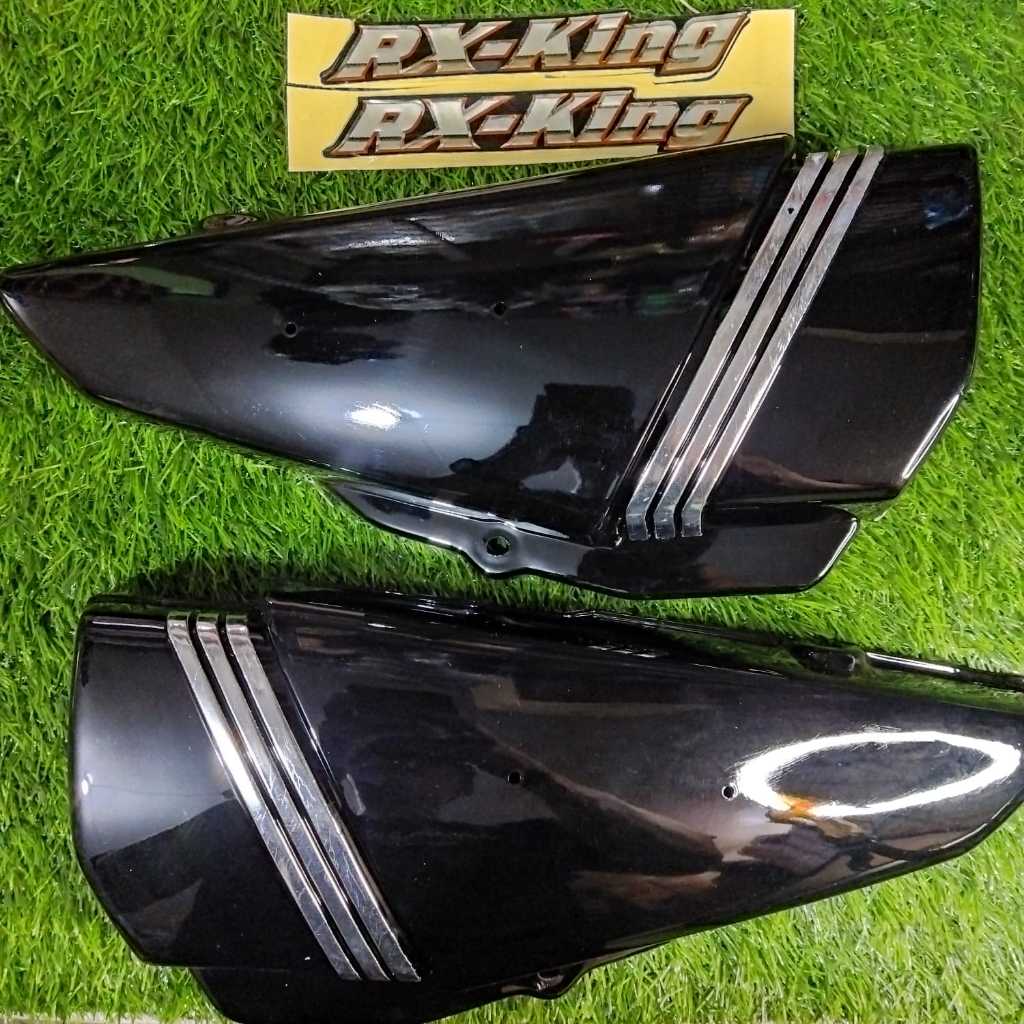 Bok aki Box Accu Cover Tutup Aki Yamaha RX King New Master Merk STRONG Hitam Bahan ABS Kualitas Orig