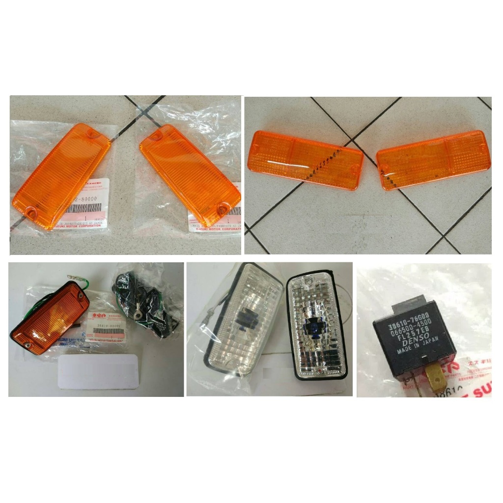 ORI Lampu Mika Kaca sein sen reting SAMPING Bemper Bumper Spakbor Jimny Katana Siera Caribian ST100 