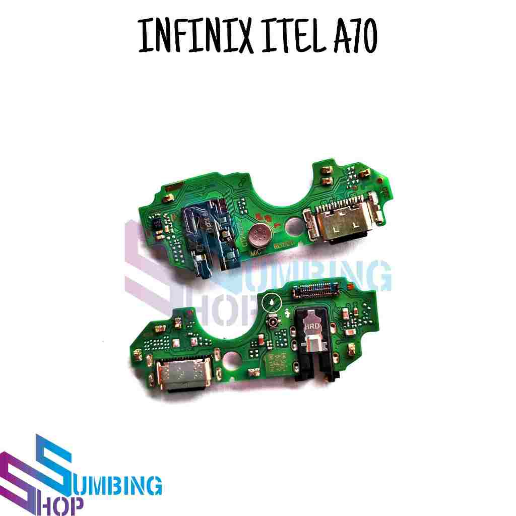 Konektor Charger Infinix Itel A70 Pcb Board Usb Papan Con Cas Mic