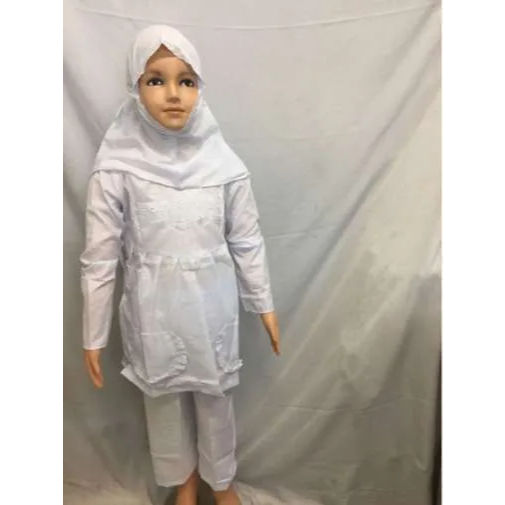 HOT PRODUCT SETELAN MUSLIM TPA ANAK PEREMPUAN / SETELAN MUSLIM BABY DOLL / SERAGAM MUSLIM ANAK TK