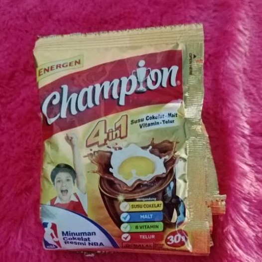 

Energen champion 1 renceng 10 sachet @ 30gram