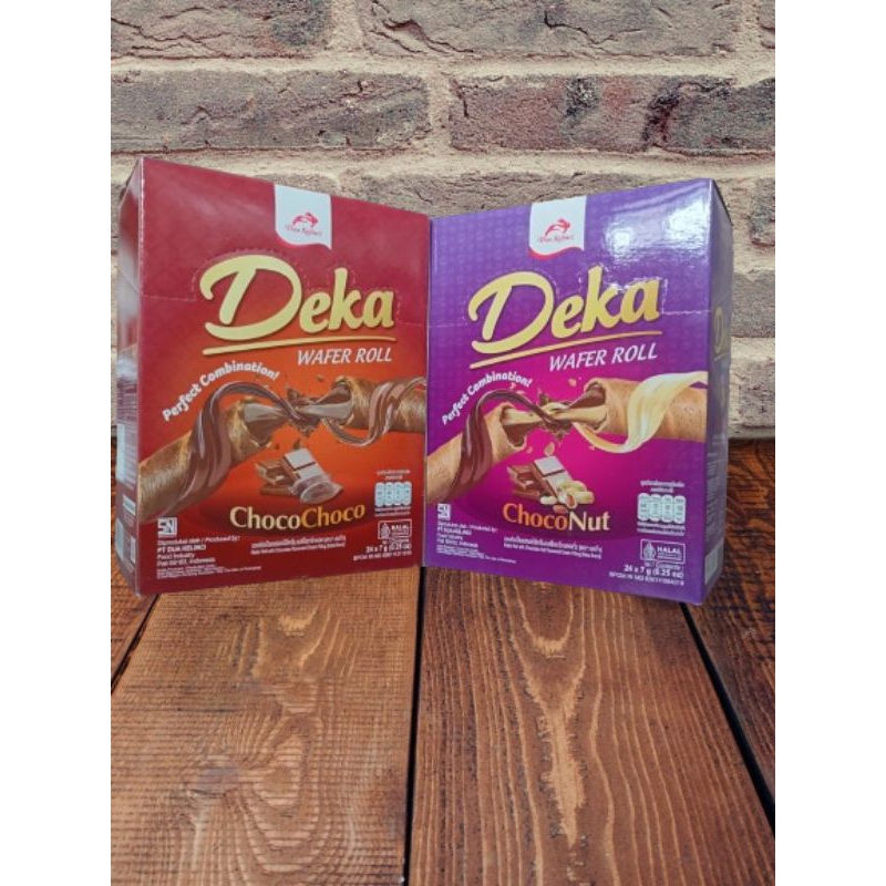 

Deka Wafer Roll Isi 24 bungkus @7gr // Deka Dua Kelinci Wafer Roll