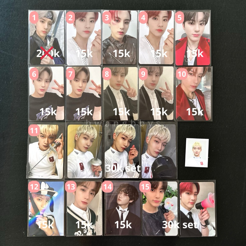 The Boyz photocard pc eric kevin younghoon hyunjae tc film festival sg22 noair thrillride