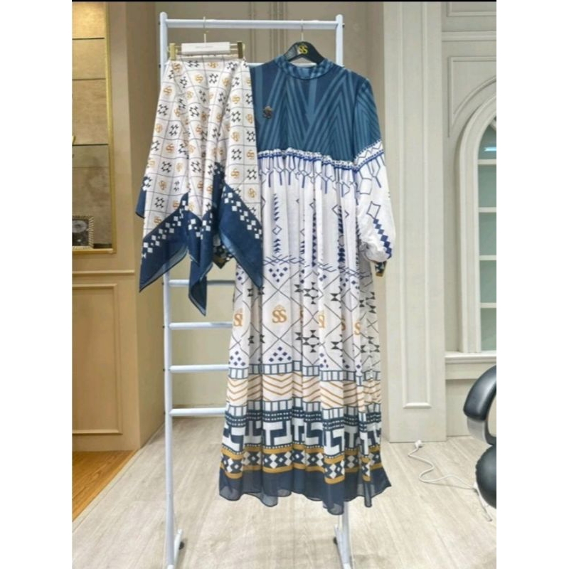 Gamis Set Hijab by Sheila Saukia