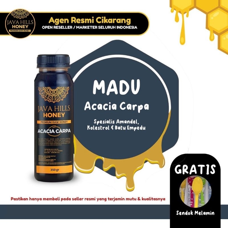 

Java Hills Honey Madu Acasia Carpa Asli Murni Premium Spesialis Kolesterol Batu Empedu Bisa COD Bayar Ditempat | Javahills Honey