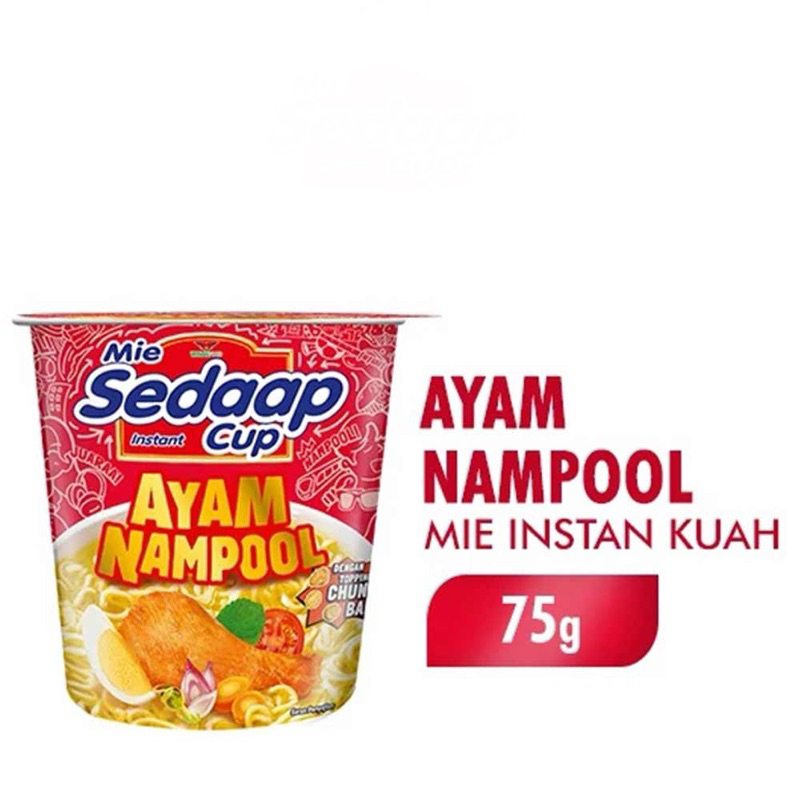

Sedaap cup Ayam Nampol