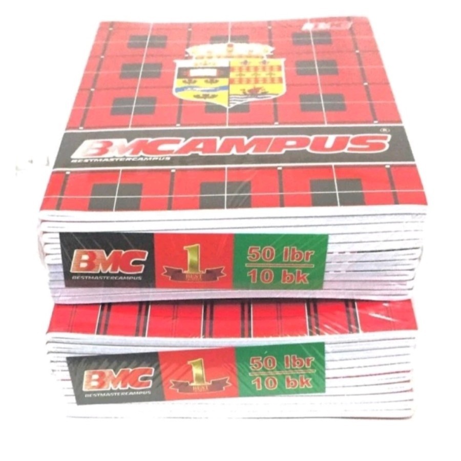 

Buku tulis BMC big bos campus 50 / 36 lembar 1 pak isi 10 buku