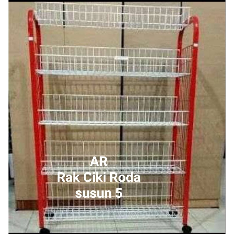 ( CARGO ) RAK CIKI RODA SUSUN 5 / RAK SEBAGUNA SUSUN 5 RODA
