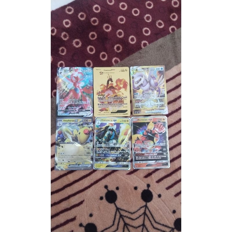 kartu pokemon 6pcs gacha