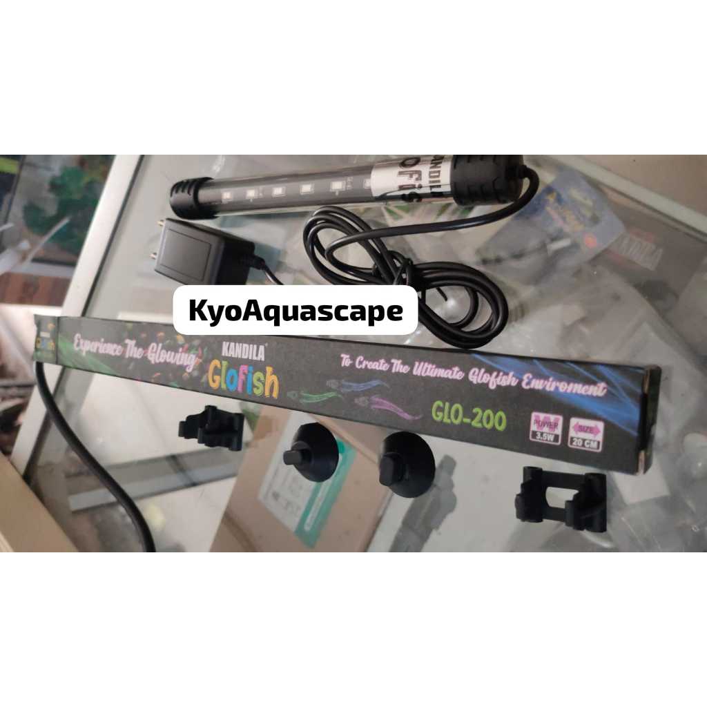 KANDILA Lampu Led Celup GLO 200 3.5W Aquarium 20cm GLOFISH GLOWFISH
