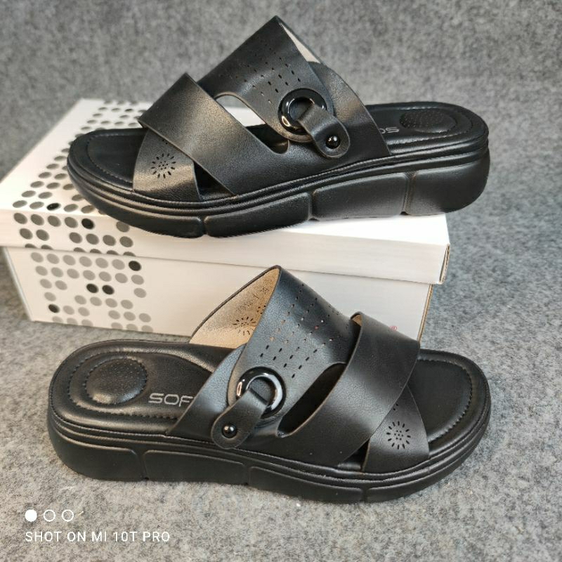 [BISA COD] SOFIYA ORI 7012 1 SANDAL WEDGES TINGGI 4CM / SANDAL WANITA IMPOR / IMPORT / SENDAL CASUAL