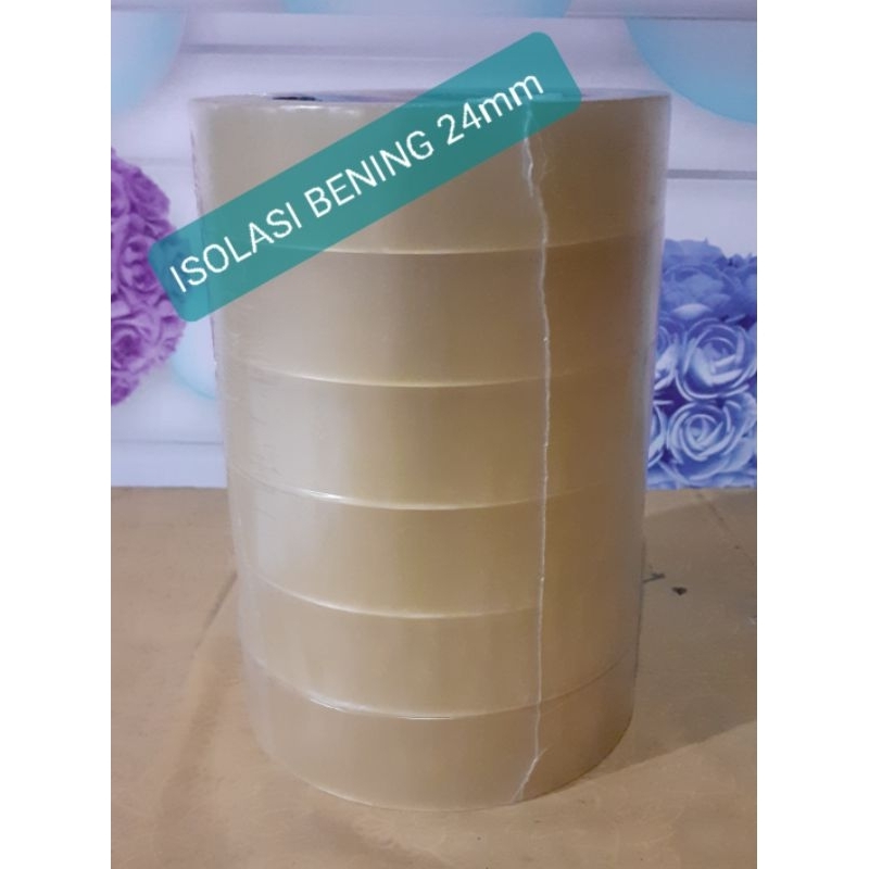 

ISOLASI/SELOTIP BENING/ISOLASI 24mm/LAKBAB BENING