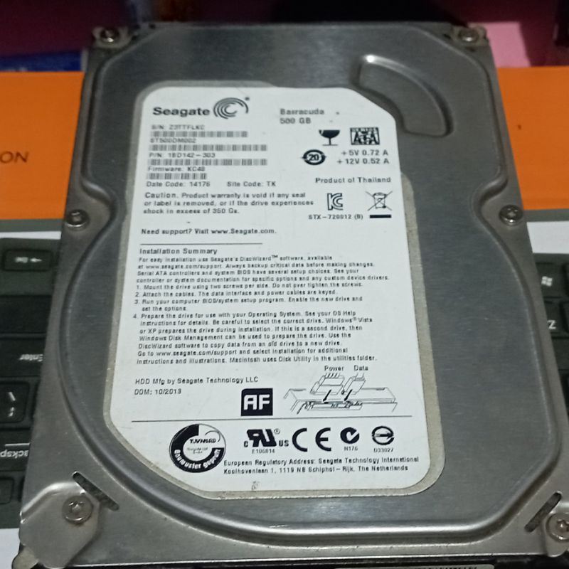 Hardisk Seagate 500gb