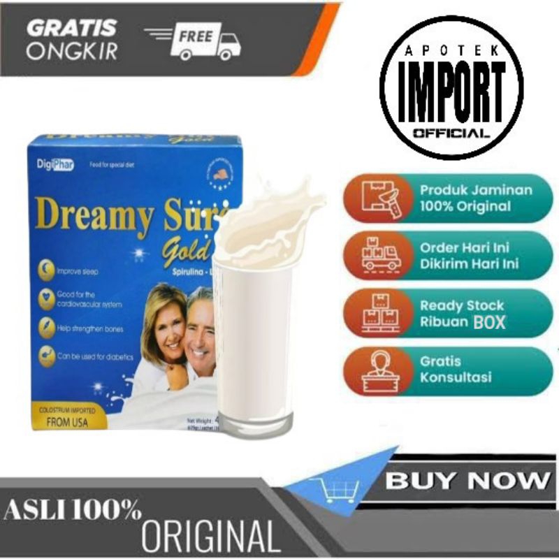 

DREAMY SURE GOLD IMPORT USA SUSU UNTUK INSOMNIA DAN GANGGUAN TIDUR