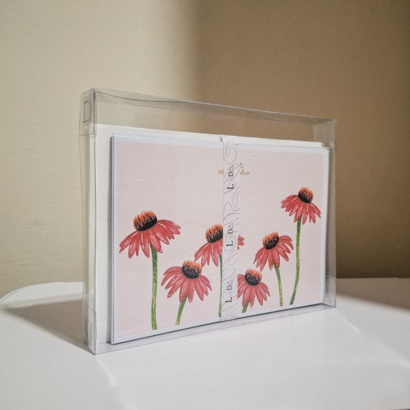 

[BUNDLING] LADA ATELIER | Wildberry Coneflower Postcard / Lettercard | Japanese Linen 230 gsm