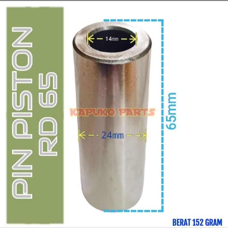 RD 65 PIN PISTON UNTUK MESIN DIESEL KUBOTA 6.5 PK