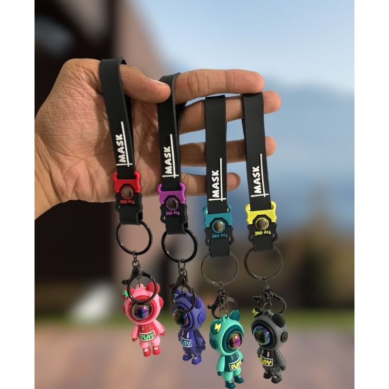 Babayo...Gantungan Kunci Astronot Aesthetic Lucu..Gantungan Kunci Motor Mobil Kunci Rumah