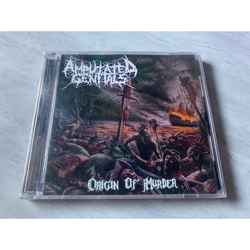 AMPUTATED GENITALS ORIGIN OF MURDER - CD IMPORT ORIGINAL released By sevared records