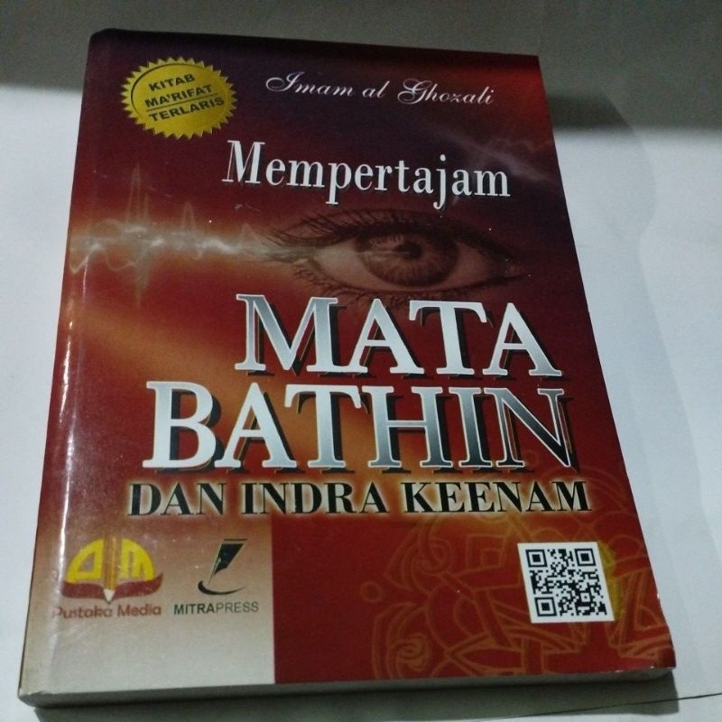 Buku original Mempertajam Mata Bathin batin & Indra ke Enam terjemah kitab Mukhasyafatul Qulub Imam 