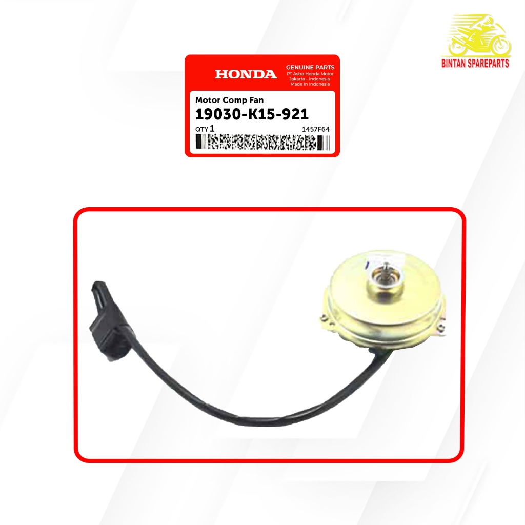 Dinamo Kipas Radiator Motor Comp Fan 19030 K15 921
