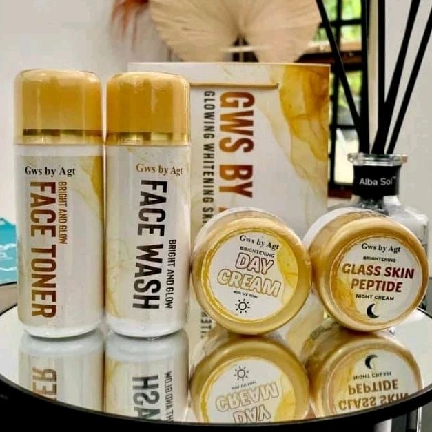 PAKET GWS SKINCARE KEMASAN TERBARU/GWS GOLD/GWS SKINCARE BY AGT