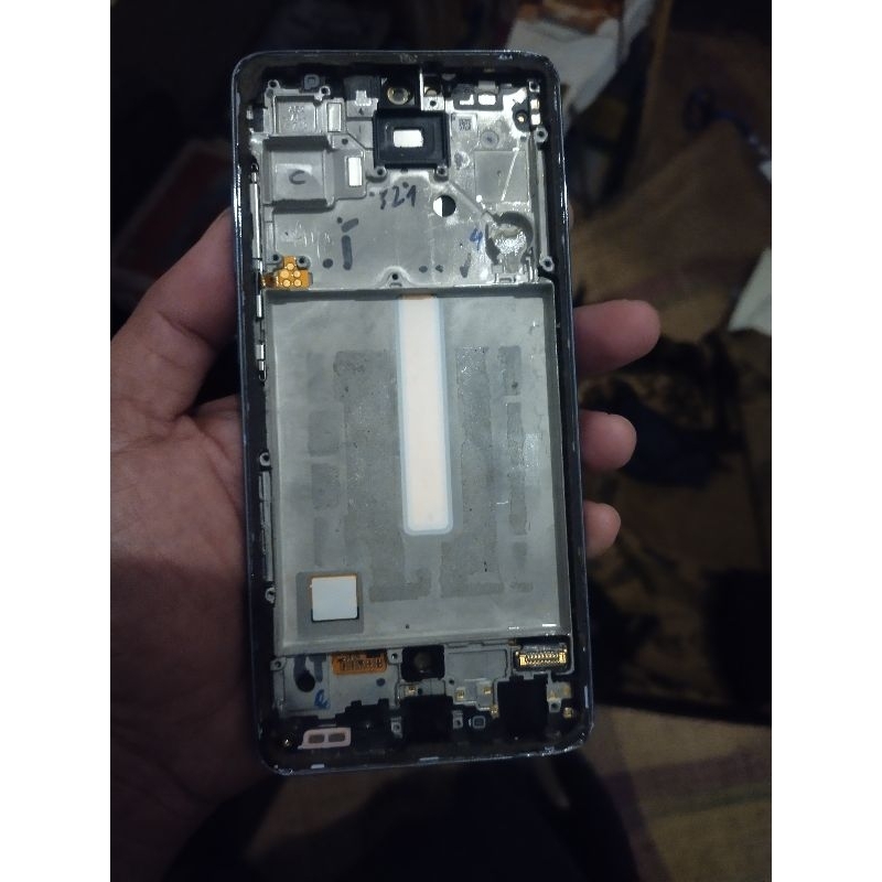 lcd samsung a53 lcd amaan minus soket rompal lcd ori copotan garansi