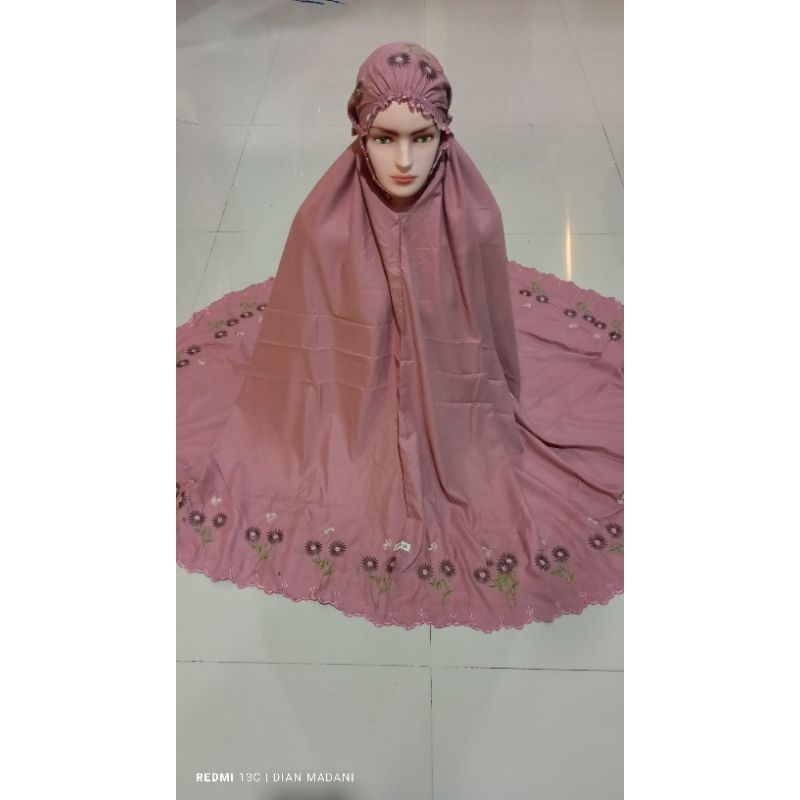 mukena setelan bordir