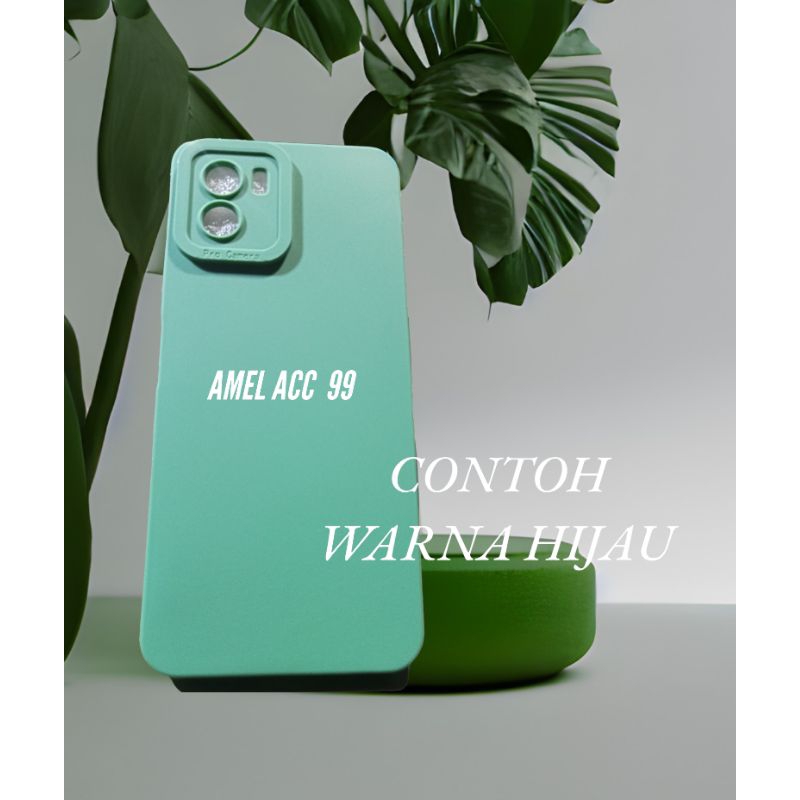 CASE CASING/SELIKON/SOFTCASE MACARON PRO CAMERA HP OPPO A53 PELINDUNG CAMERA+BELAKANG ANIKA WARNA