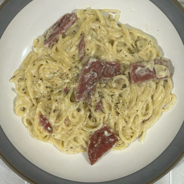 

Sepiring Lauk Spaghetti Carbonara Frozen