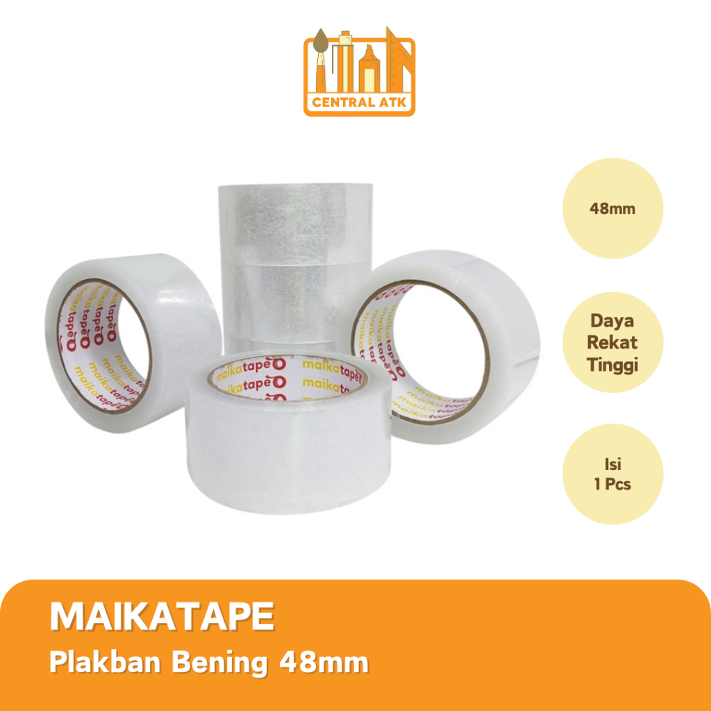 

OPP TAPE / PLAKBAN / LAKBAN BENING MAIKATAPE 48MM