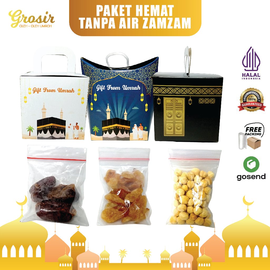 

Oleh Oleh Haji - Tanpa Air Zamzam | Paket Oleh Oleh Umroh Terlengkap