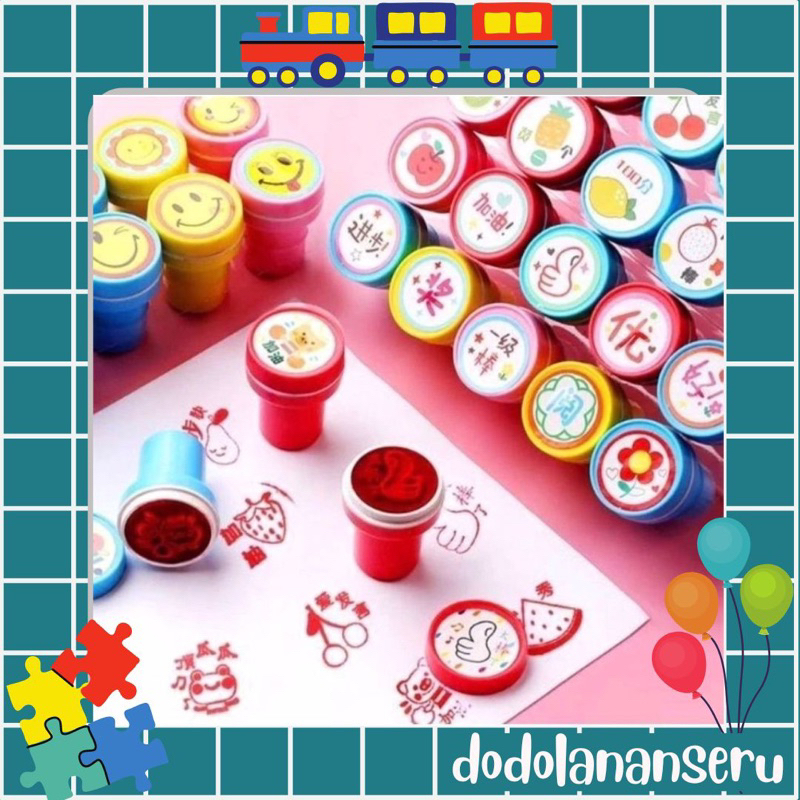 

STEMPEL KARAKTER BULAT - BINTANG - LOVE - BENTUK SANRIO DLL / CAP / MAINAN